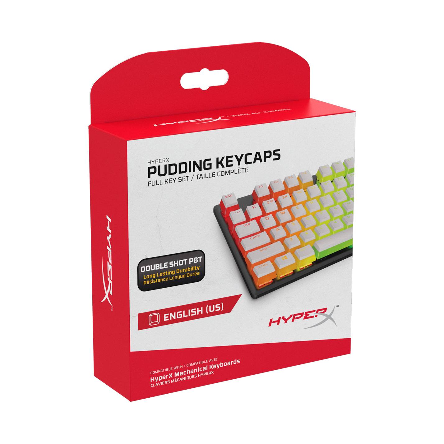 HyperX Pudding Keycaps Full Key Set / Taille Complete